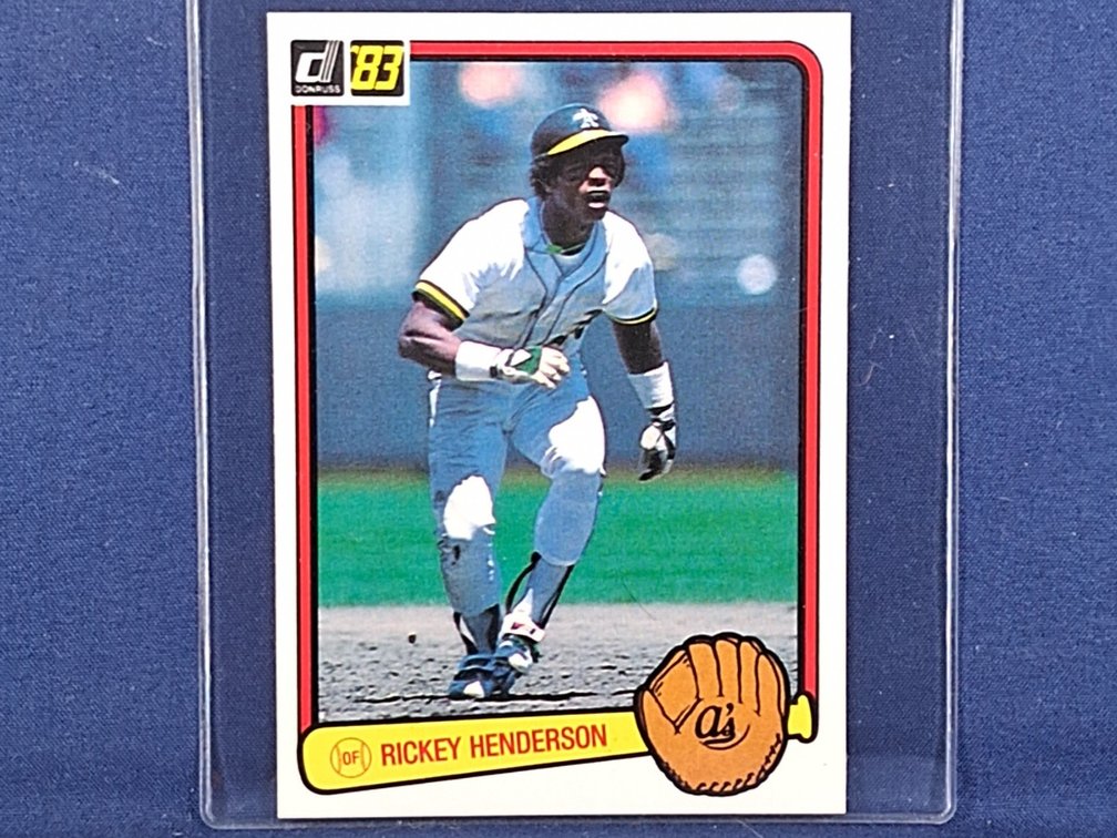 1983 Donruss #35 Rickey Henderson HOF