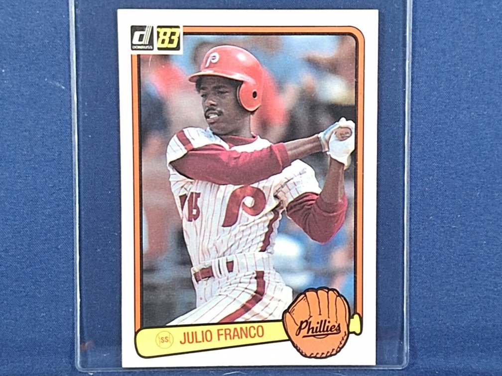 Three 1983 Donruss #525 Julio Franco Rookies