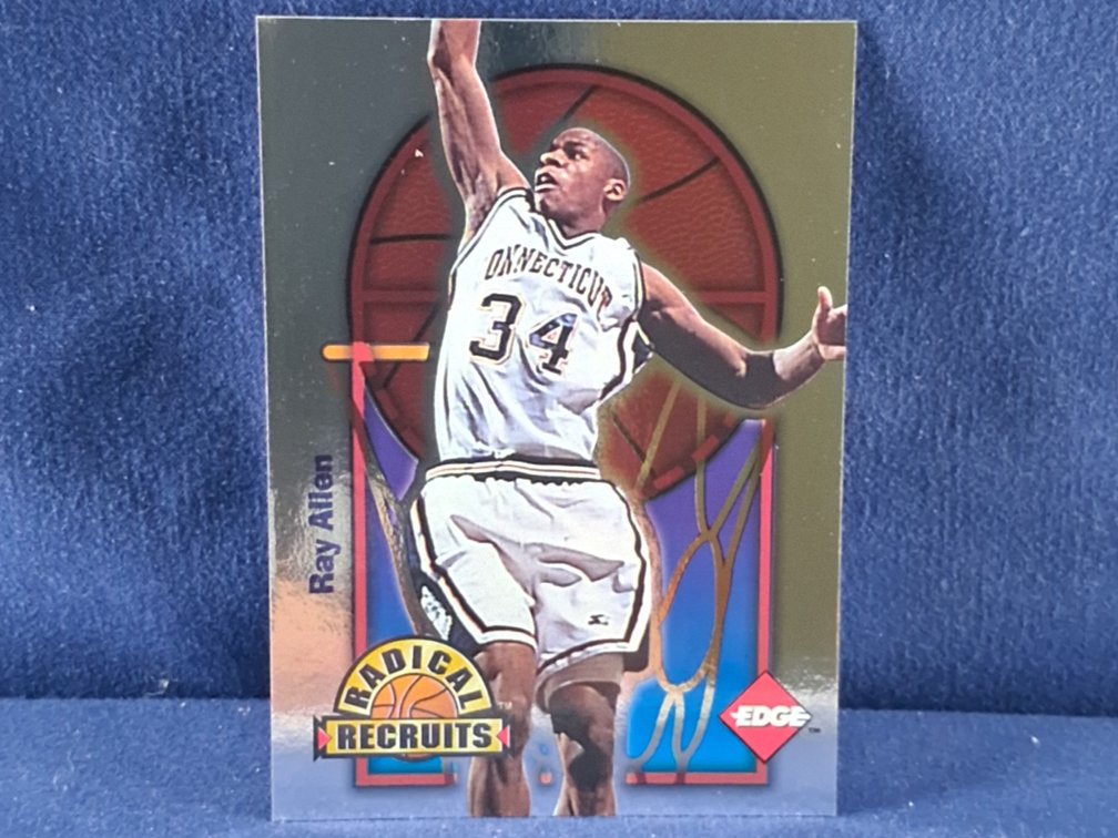 1996 Edge Radical Recuits #2 Ray Allen Rookie HOF