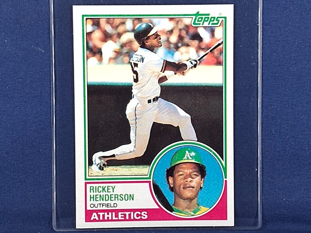 1983 Topps #180 Rickey Henderson HOF