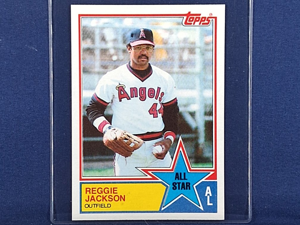 1983 Topps #390 Reggie Jackson HOF