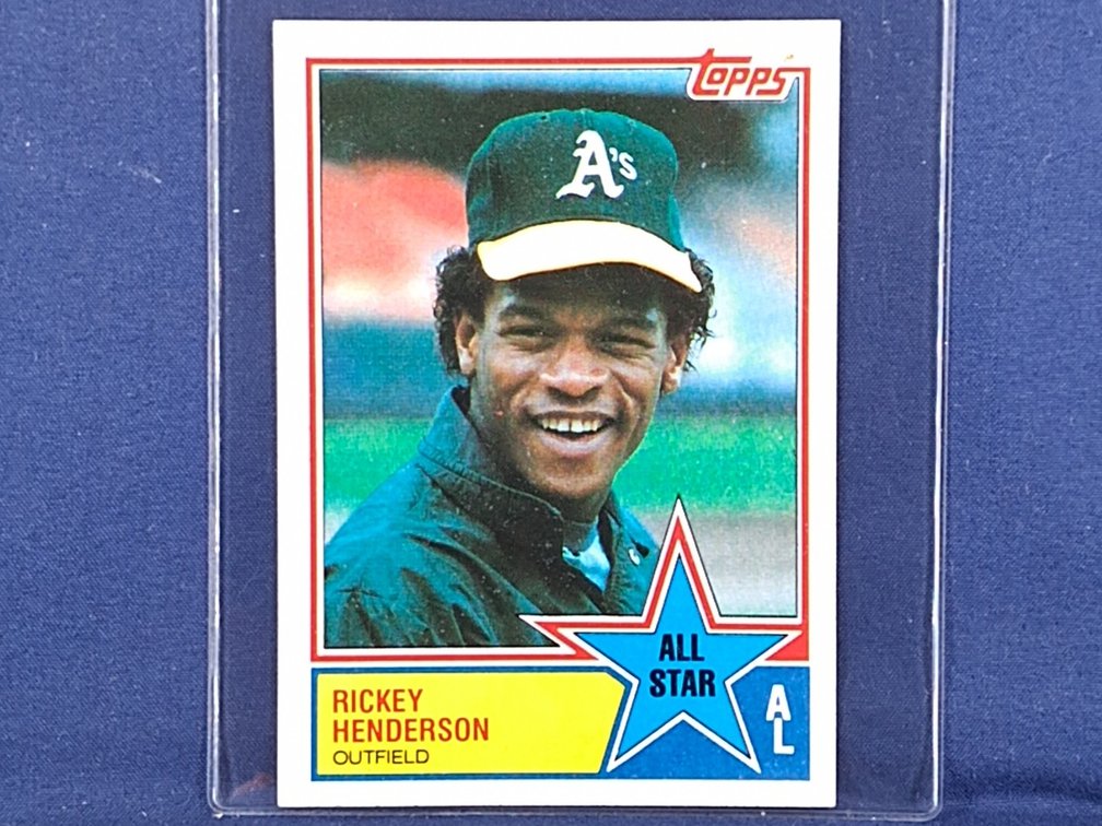 1983 Topps #391 Rickey Henderson HOF