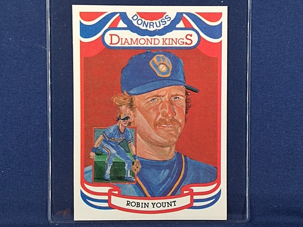 1984 Donruss Diamond Kings #1 Robin Yount HOF