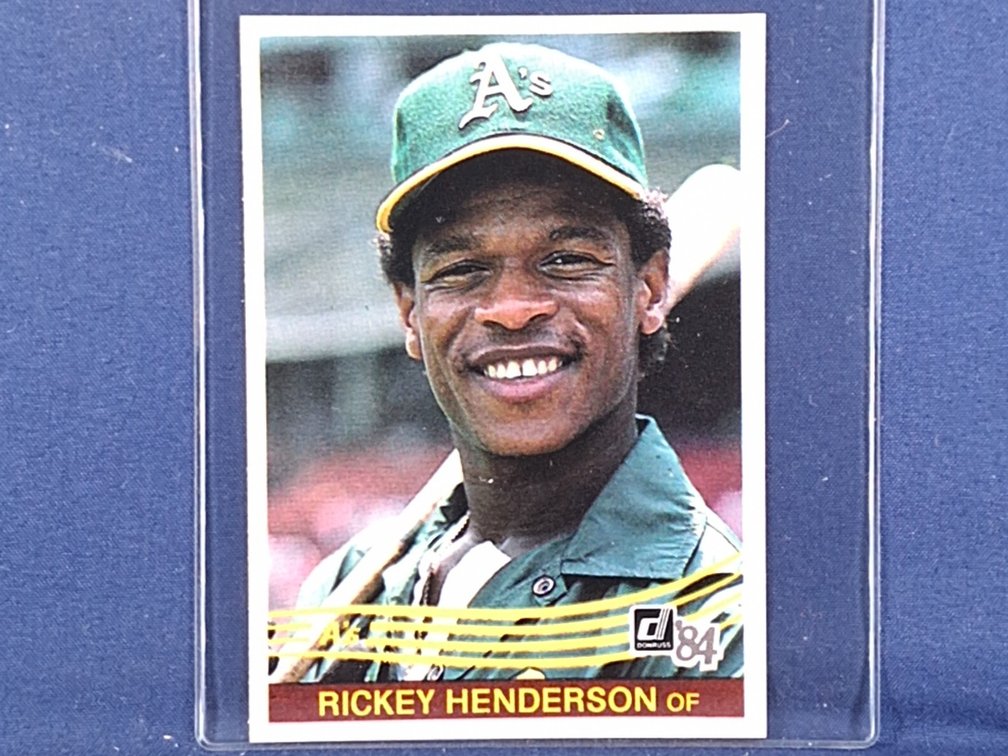 1984 Donruss #54 Rickey Henderson HOF