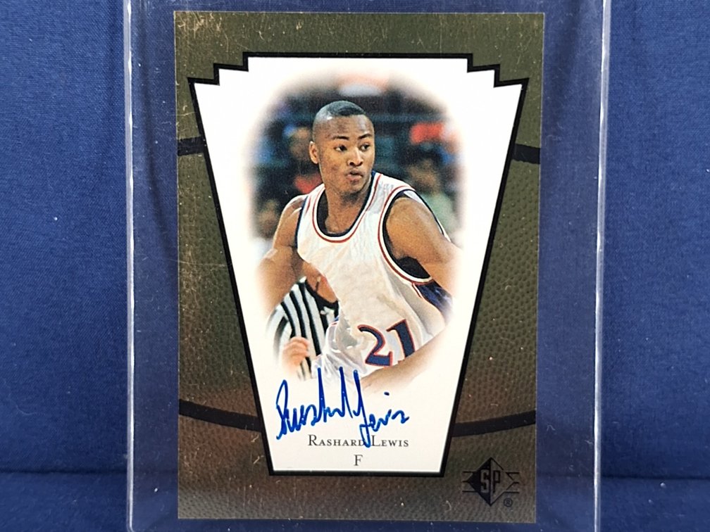 1998/99 UD SP #RL Rookie Auto Rashard Lewis