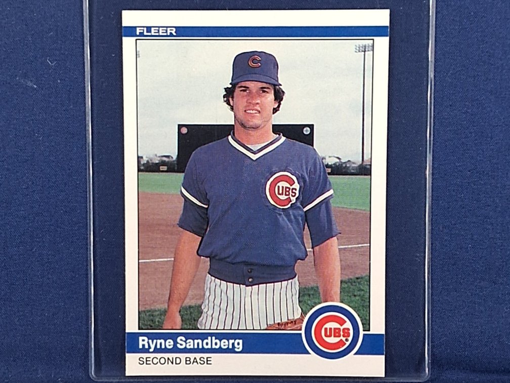 1984 Fleer #504 Ryne Sandberg HOF