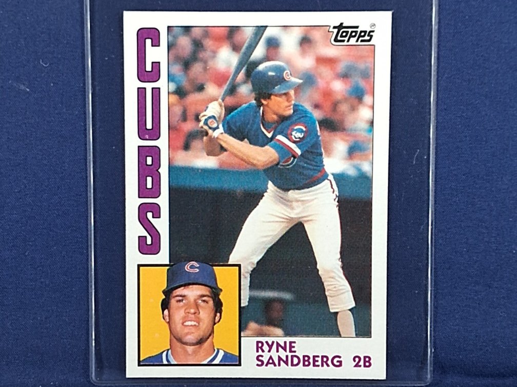 1984 Topps #596 Ryne Sandberg HOF