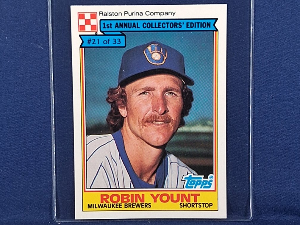 1984 Ralston Purina #21 Robin Yount HOF
