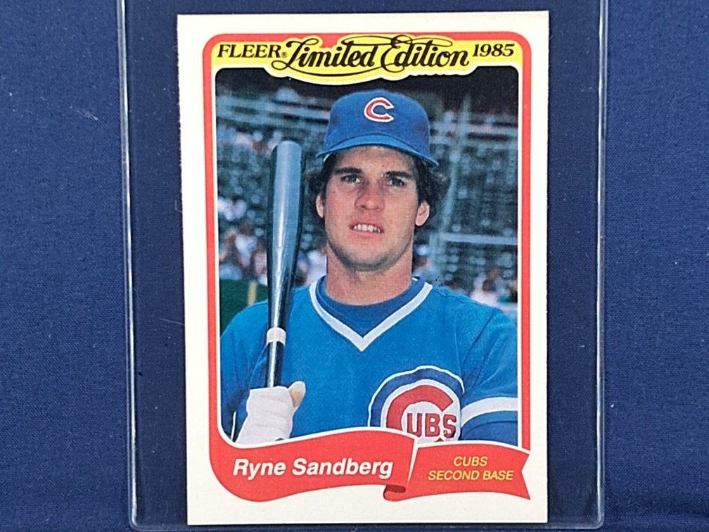1985 Fleer Lim. Ed. #31 of 44 Ryne Sandberg HOF