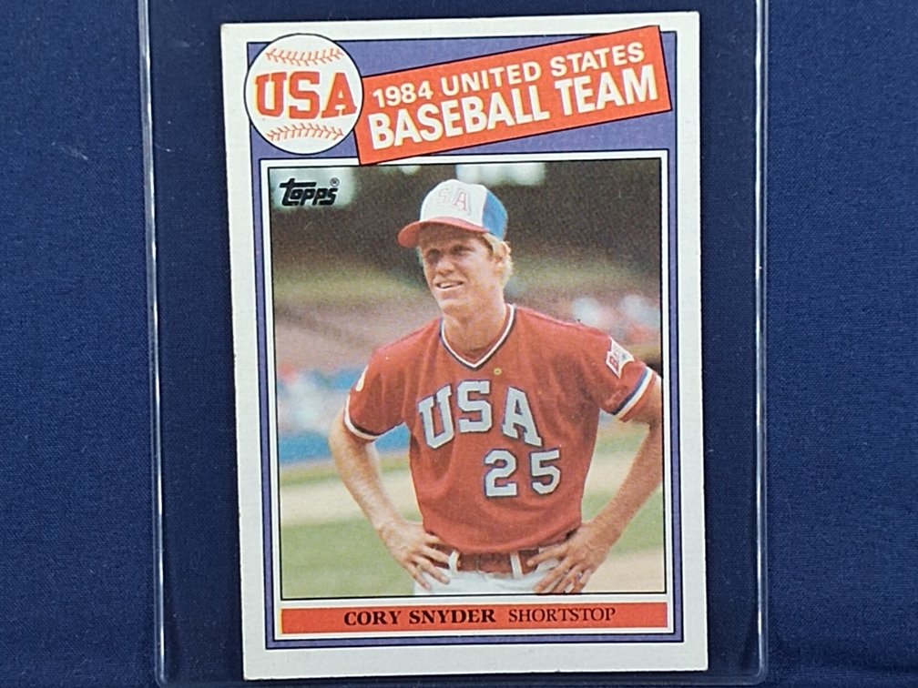 1985 Topps #403 Cory Snyder Rookie