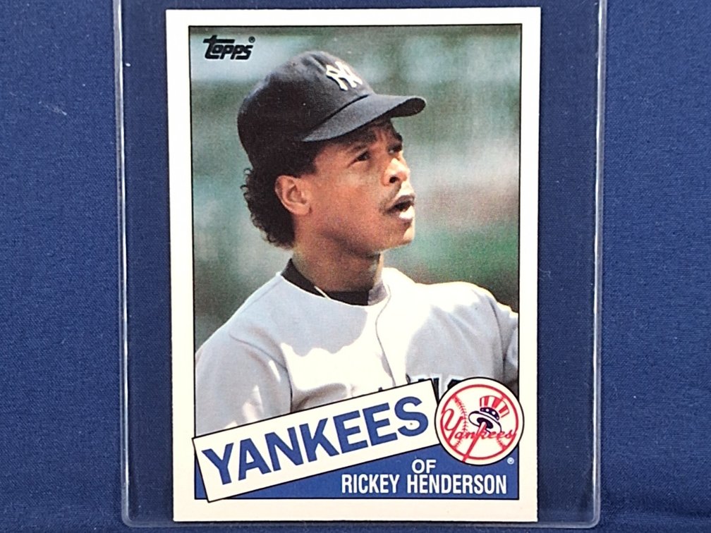1985 Topps Traded #49T Rickey Henderson HOF