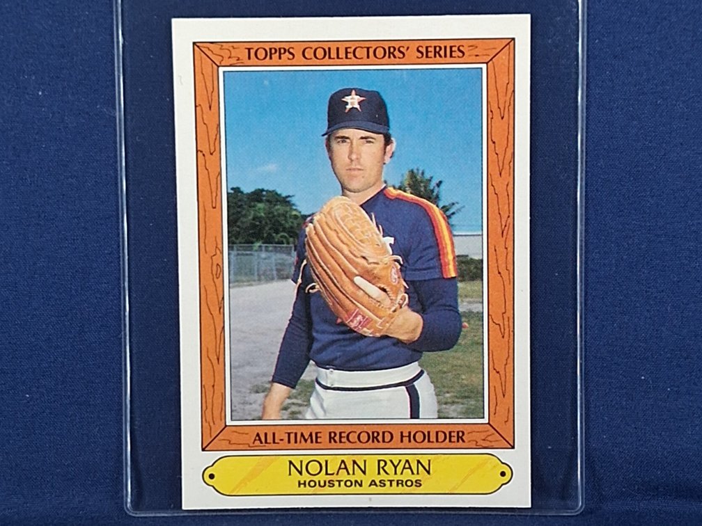 1985 Topps Collector's Series Nolan Ryan HOF