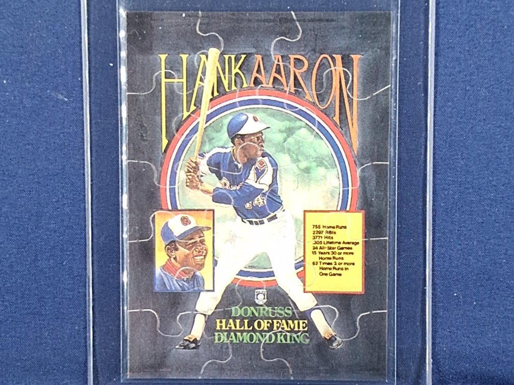 1986 Donruss Hall of Fame Diamond Kings Puzzle