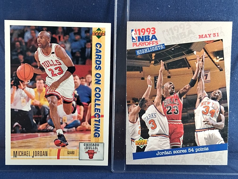 3 Michael Jordan Cards HOF
