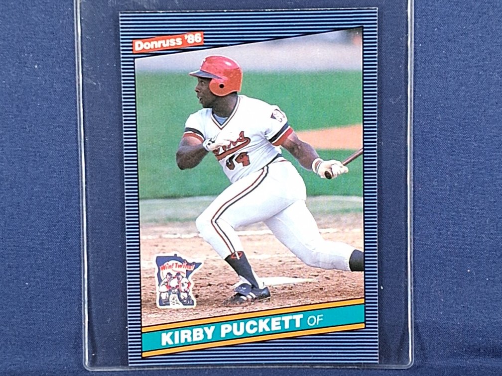 Three 1986 Donruss #72 Kirby Puckett HOF