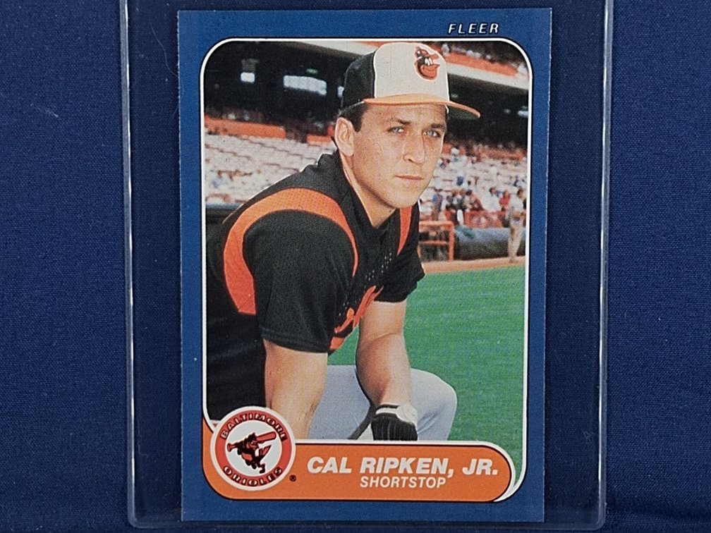 1986 Fleer #284 Cal Ripken Jr. HOF