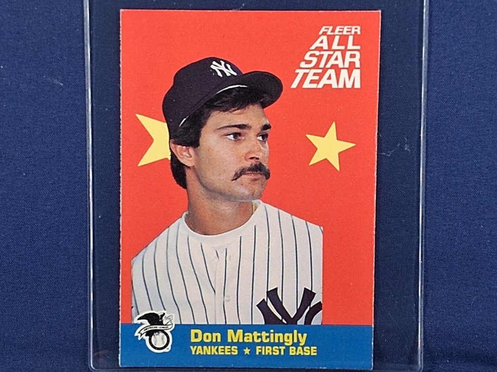 1986 Fleer All-Star Team #1 of 12 Don Mattingly