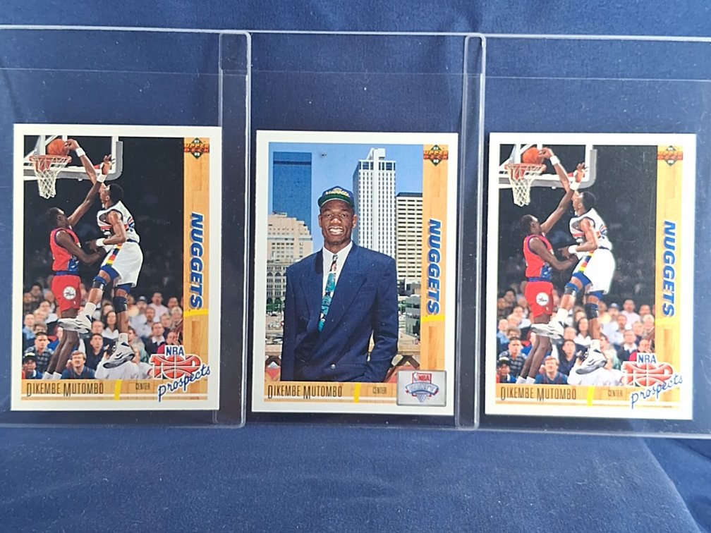 3 Dikemba Mutombd Rookie Cards HOF