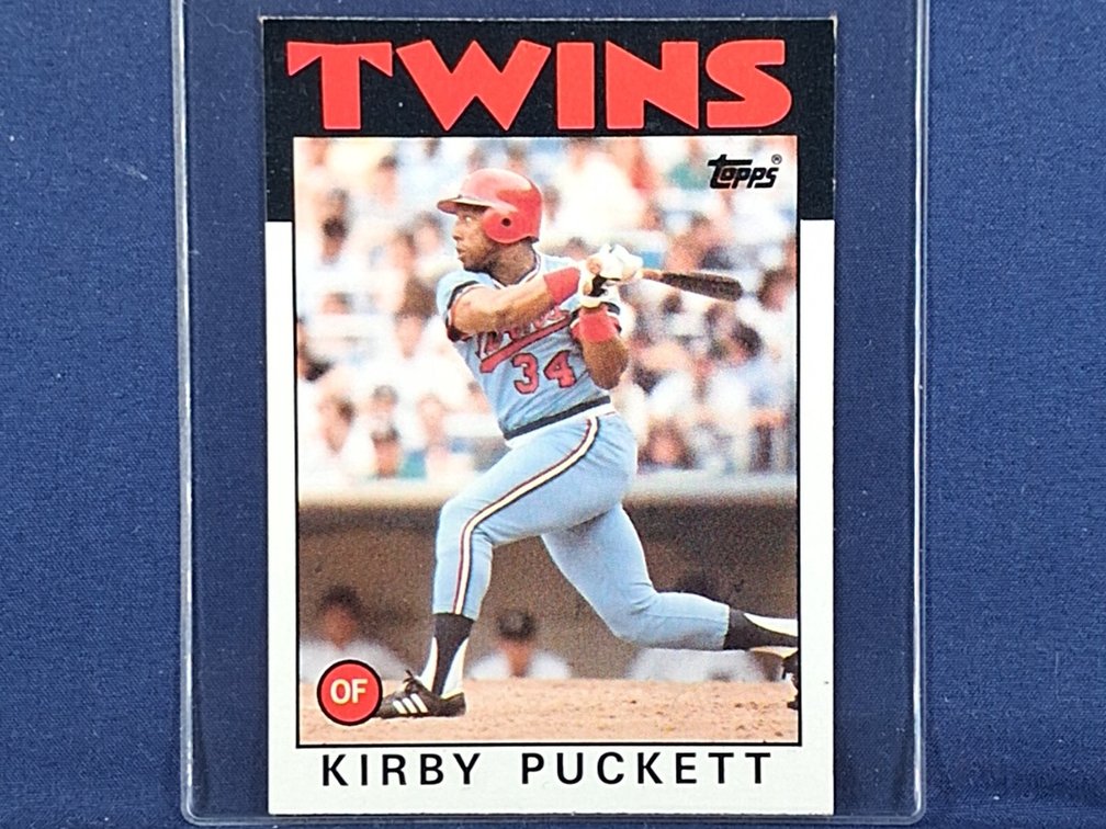 Three 1986 Topps #329 Kirby Puckett HOF