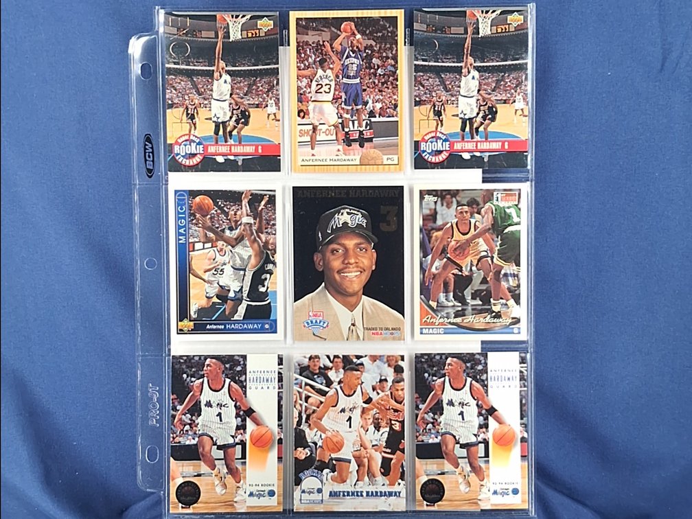 9 Anfernee Hardaway Rookie Cards