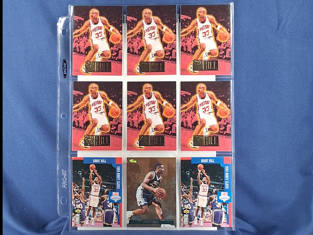 9 Grant Hill Rookie Cards HOF