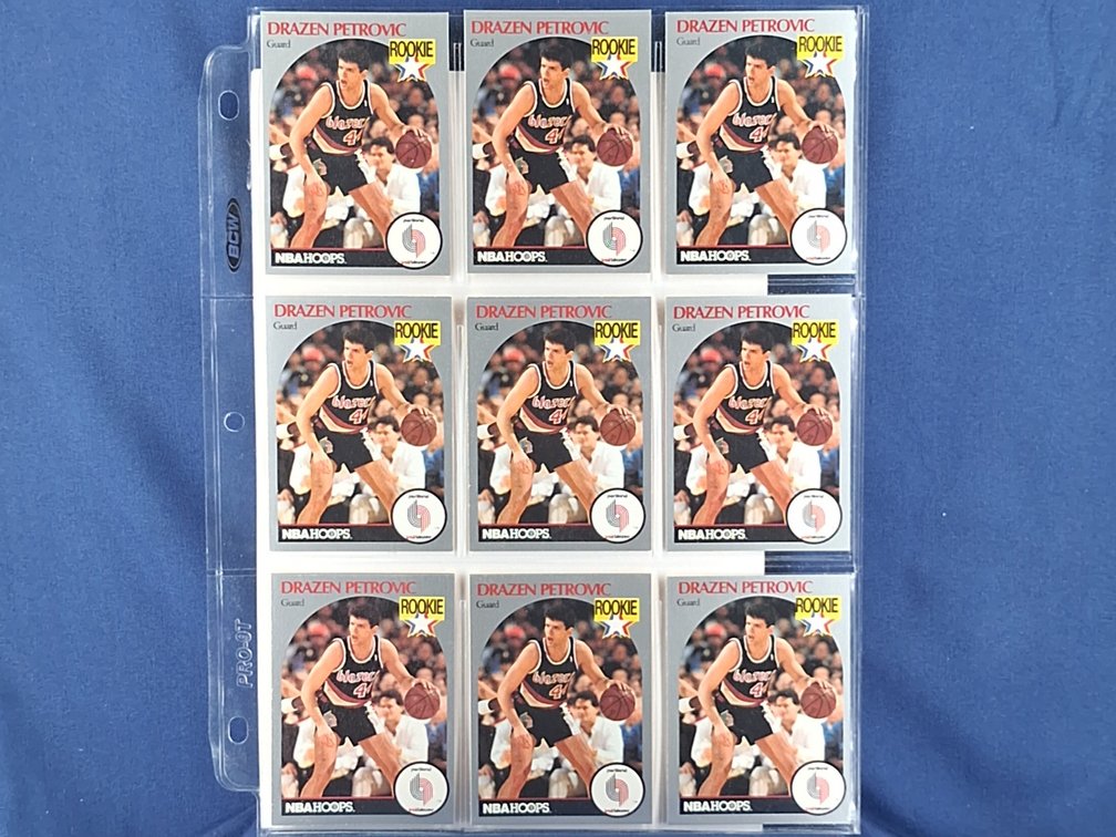 9 Drazen Petrovic Rookie Cards HOF