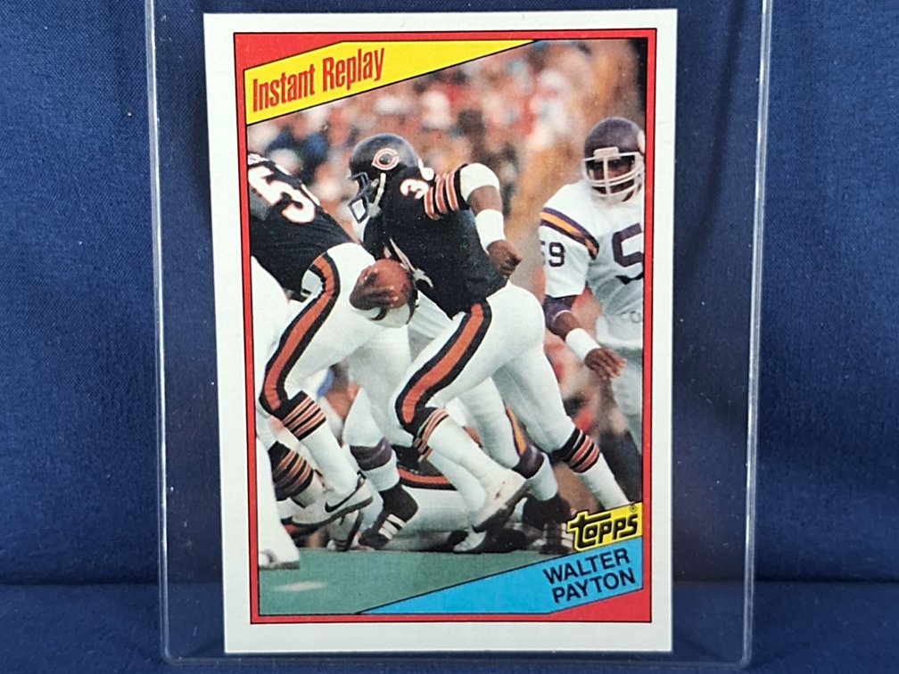 1984 Topps W229 Walter Payton HOF
