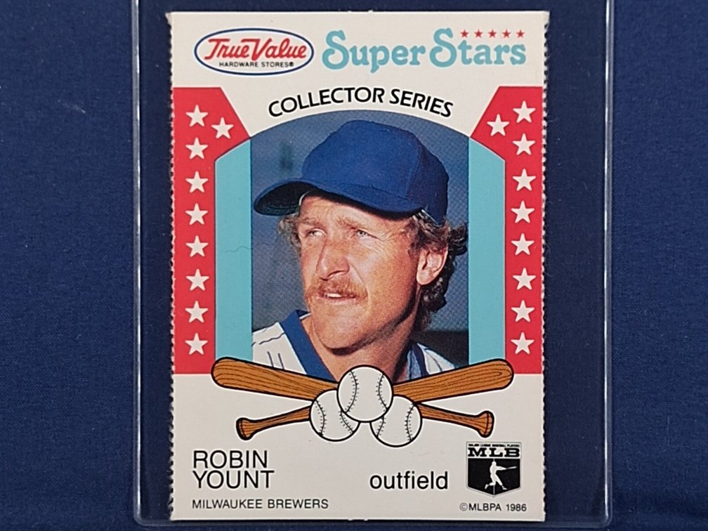 1986 True Value #11 of 30 Robin Yount HOF