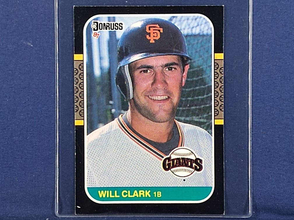Three 1987 Donruss #66 Will Clark Rookies