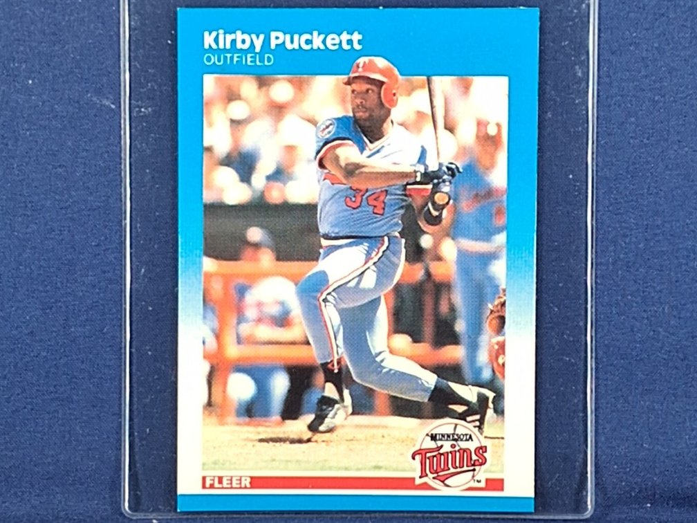 1987 Fleef Glossy #549 Kirby Puckett HOF