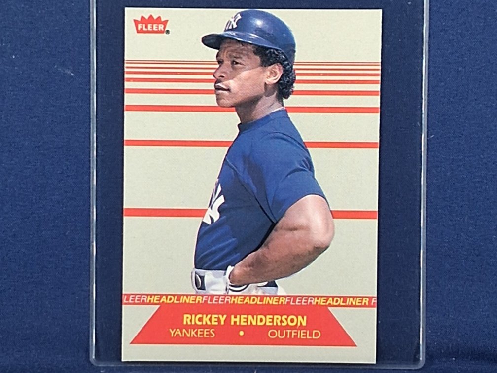 1987 Fleer Headliners #4 of 6 Rickey
