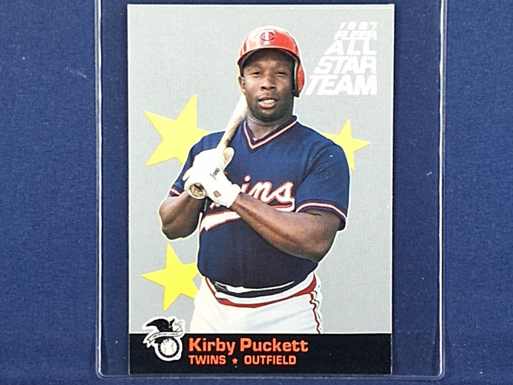1987 Fleer All-Star Team #5 of 12 Kirby Puckett