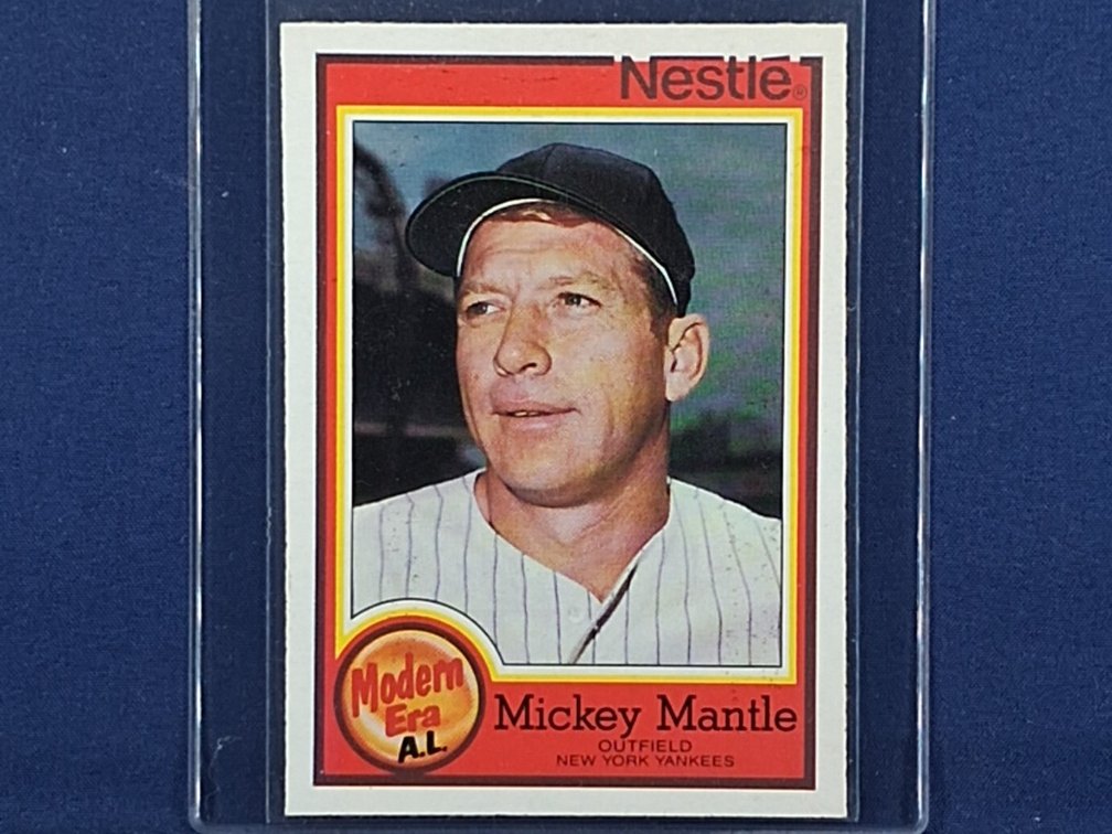 1987 Nestle #17 Mickey Mantle HOF