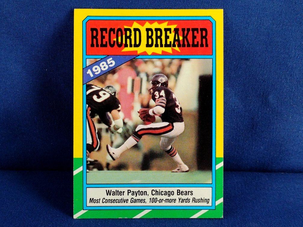 1986 Topps #7 Walter Payton HOF