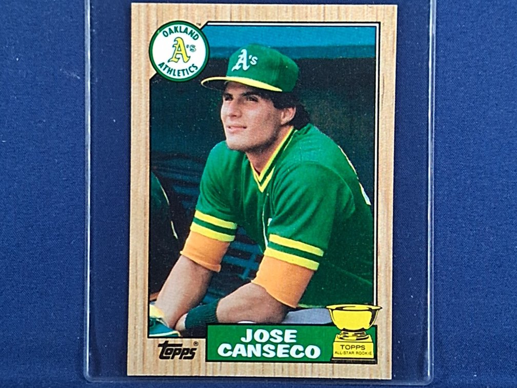 Three 1987 Topps #620 Jose Canseco Rookies