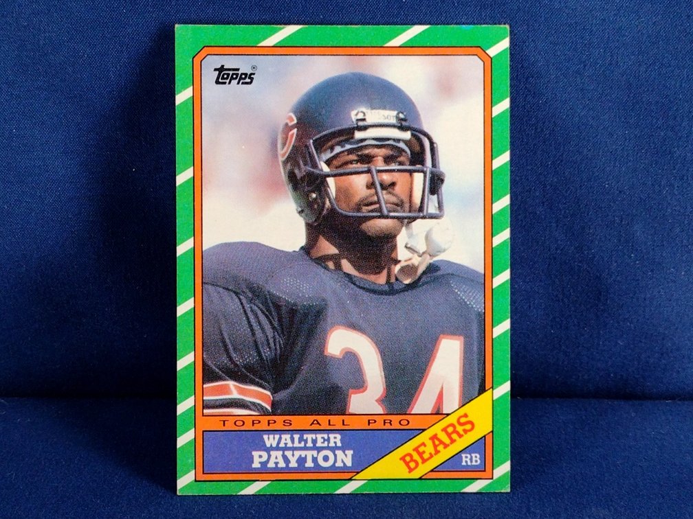 1986 Topps #11 Walter Payton HOF
