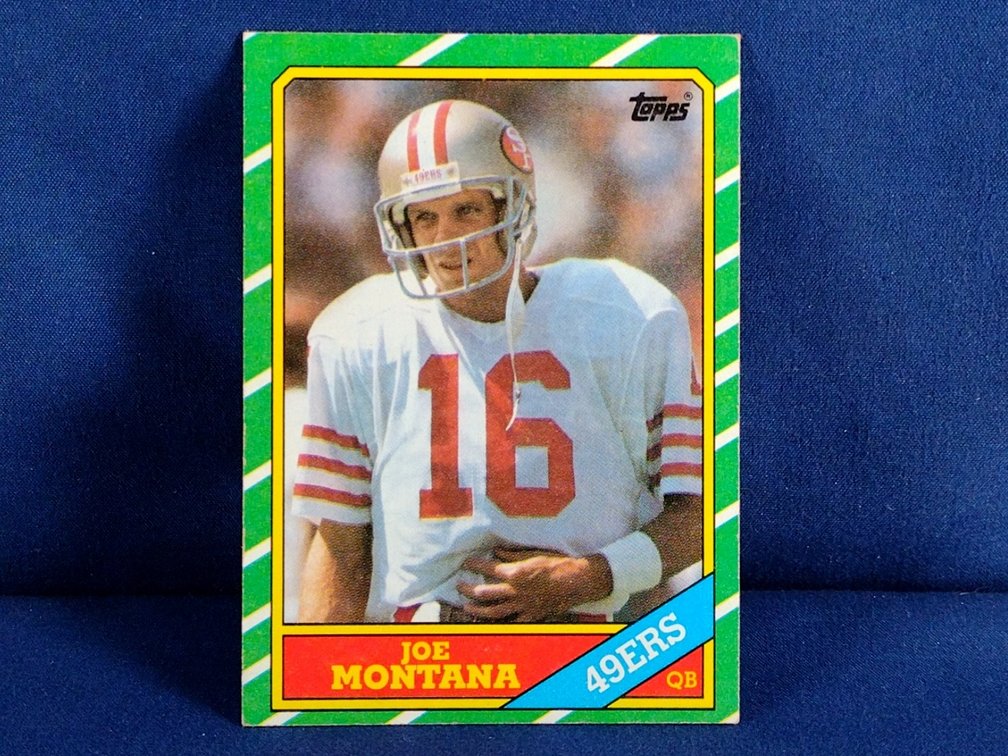 1986 Topps #156 Joe Montana HOF