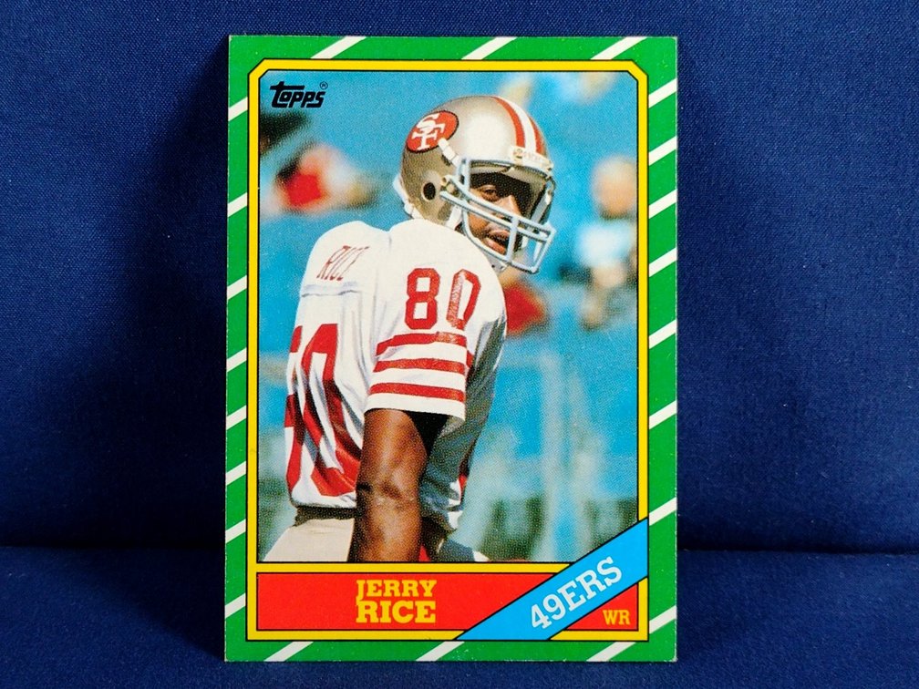 1986 Topps #161 Jerry Rice Rookie HOF