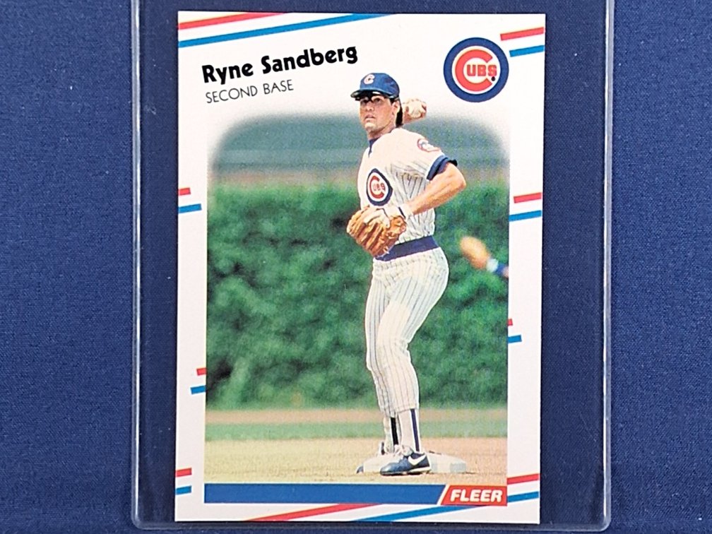 1988 Fleer Glossy #431 Ryne Sandberg HOF