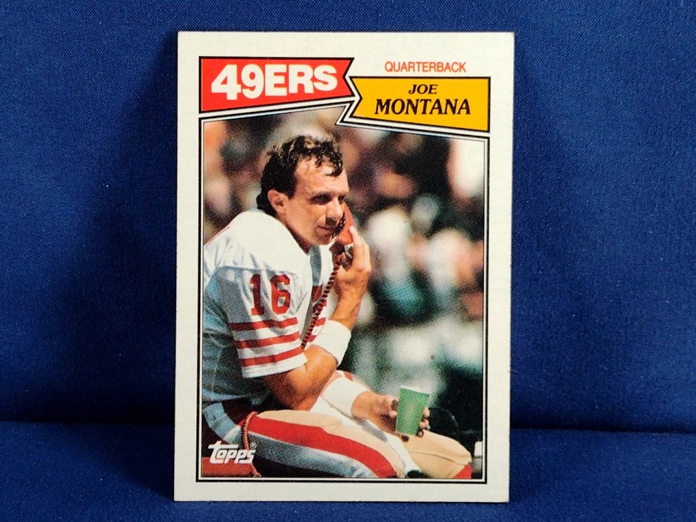 1987 Topps #112 Joe Montana HOF
