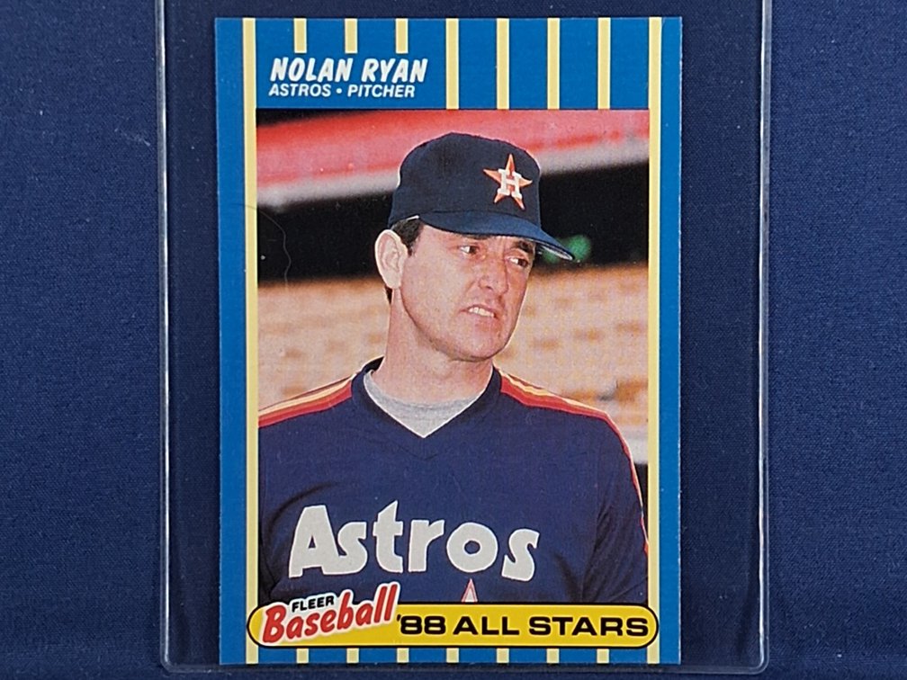 1988 Fleer All-Stars #34 Nolan Ryan HOF