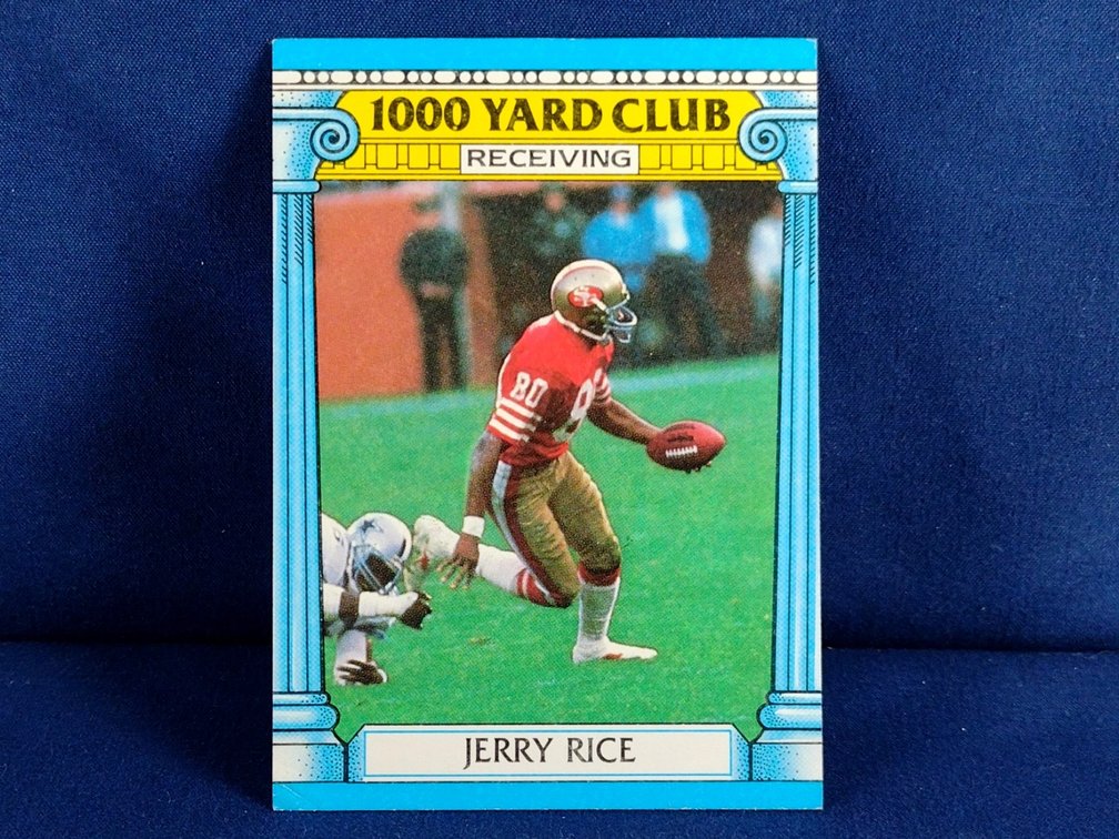 1987 Topps 1000 Years Club #2 Jerry Rice HOF