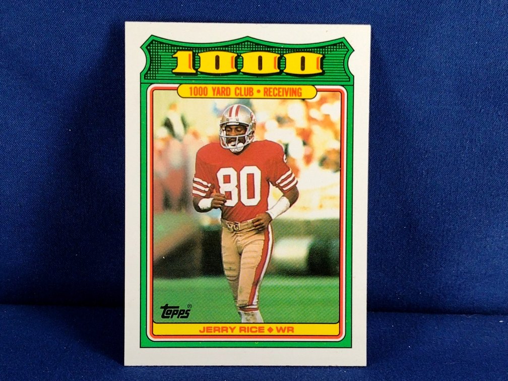 1988 Topps 1000 Years Club #4 Jerry Rice HOF