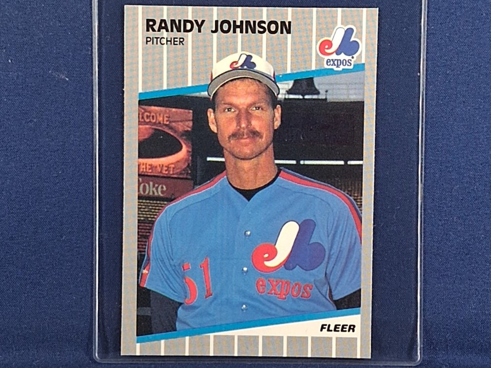 1989 Fleer #381 Randy Johnson Rookie HOF