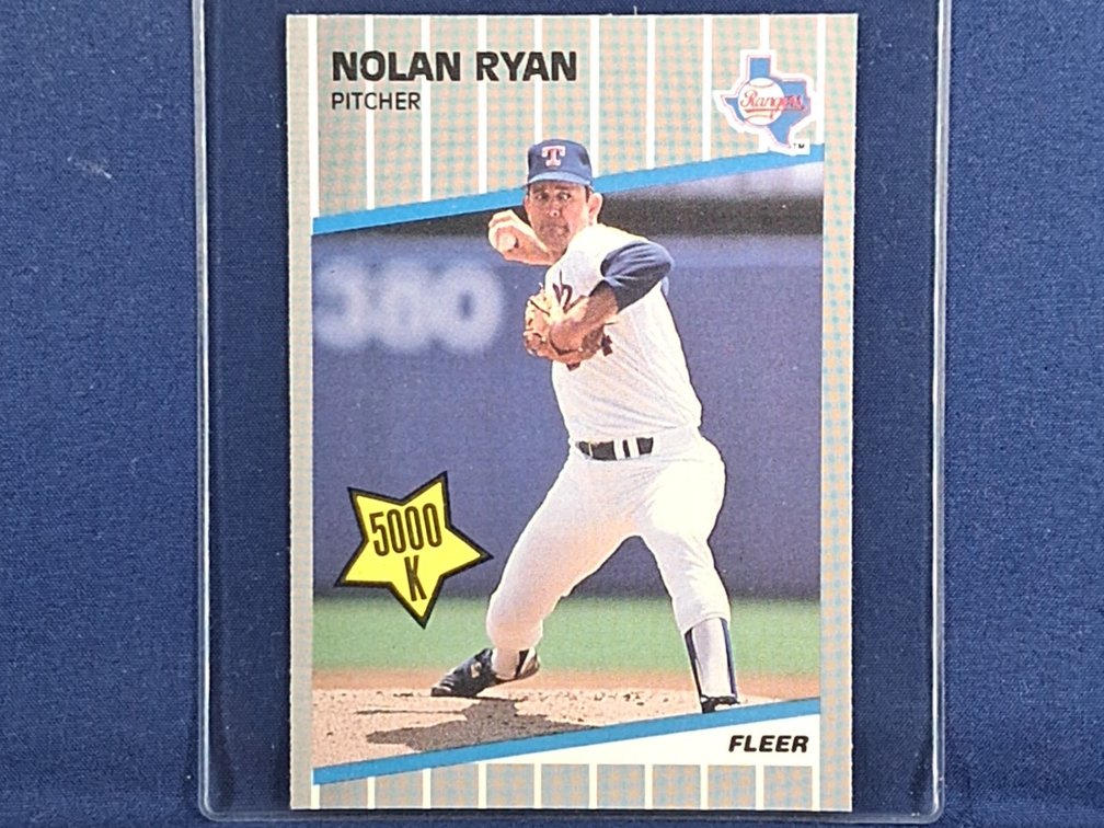 1989 Fleer Update #U-67 Nolan Ryan HOF
