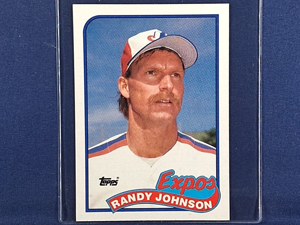 1989 Topps #647 Randy Johnson Rookie HOF