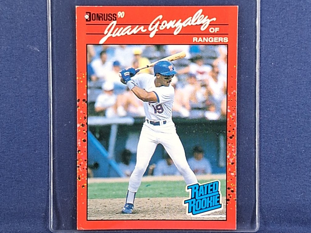 Two 1990 Donruss #33 Reverse Negative / Regular