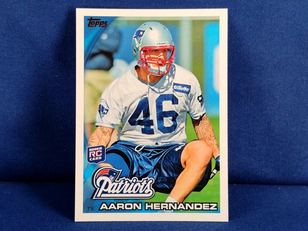 2010 Topps #96 Aaron Hernandez Rookie