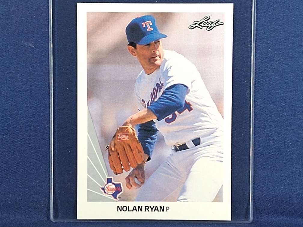Two 1990 Leaf Nolan Ryan HOF, #21 and #265