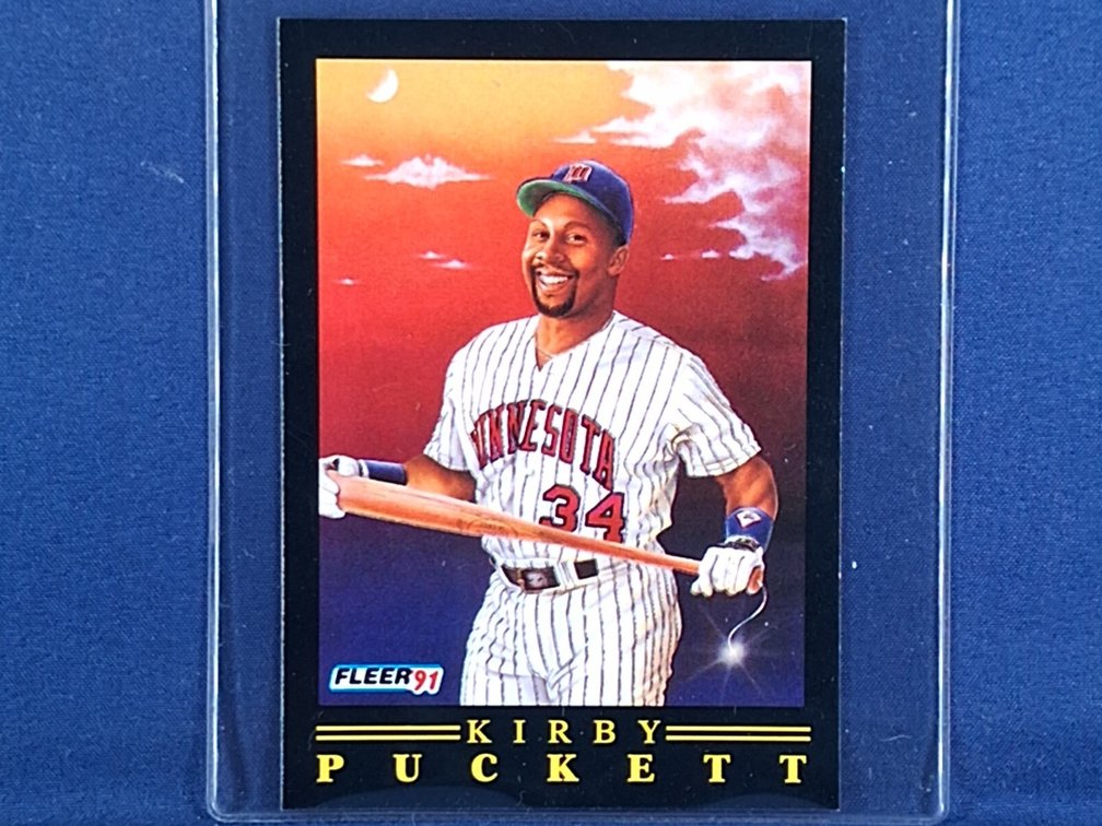 1991 Fleer Provision #1 of 12 Kirby Puckett HOF